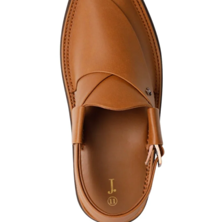 J. brown plain peshawari sandals