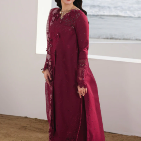 Qalamkar Embroidered Lawn 2026 SA-14 NELAM