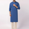 J. blue blended semi-formal kurta