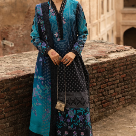 Charizma 3-PC Unstitched Lawn Collection CHN6-04