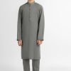 J. grey semi-formal kurta trousers