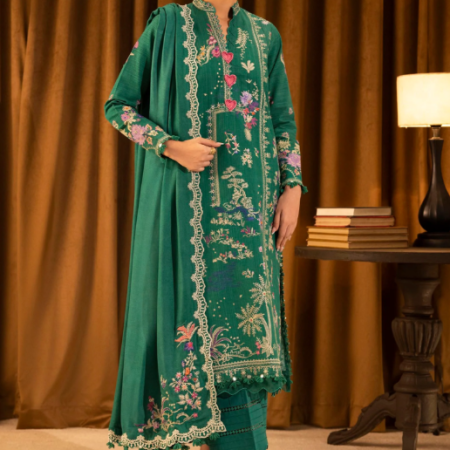 Sana Safinaz Unstitched Slub Muzlin 3 Piece Suit