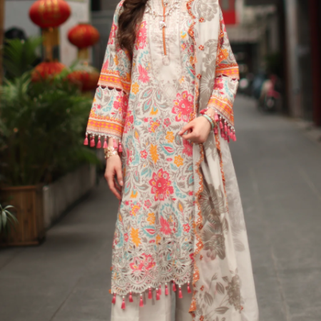 Charizma Jacquard Lawn Suit