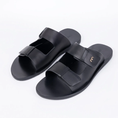 J. SLIPON LIFTER - BLACK SANDALS