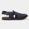 J. BLUE PLAIN PESHAWARI SANDALS