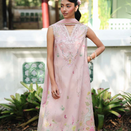 Qalamkar Jacquard Lawn Suit