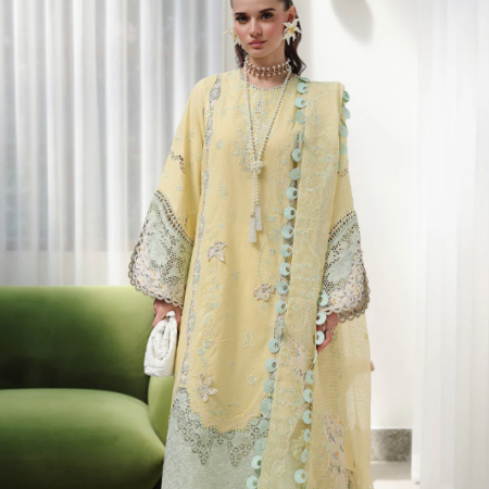 Qalamkar Jacquard Lawn Suit 2026
