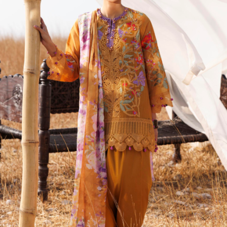 Sana Safinaz Unstitched Muzlin Woven 3 Piece Suit 2026