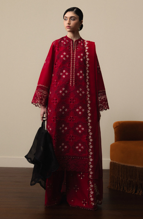 Zara Shahjahan Akari Embroidered Lawn