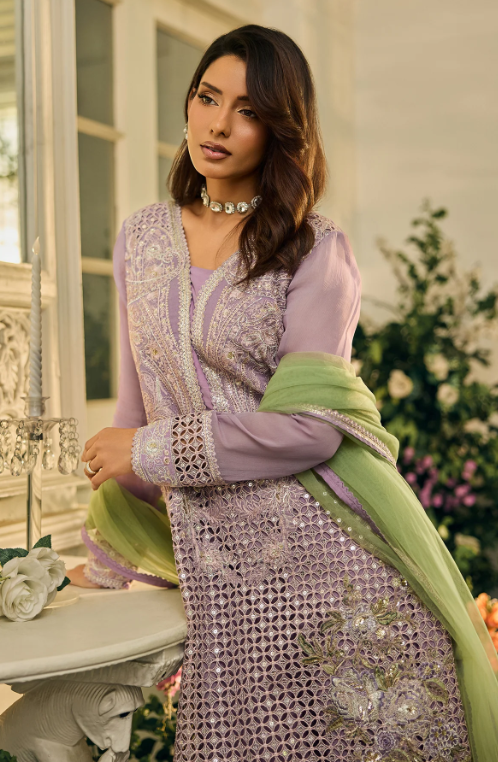 Charizma 3-PC Unstitched Luxury Collection CCE6-04