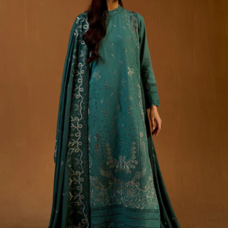 Sobia Nazir Emb Khaddar Suit