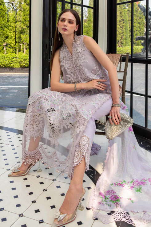 MariaB 3 Piece Unstitched Embroidered Lawn Suit