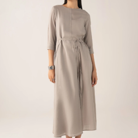 MariaB Muslin Flared Dress