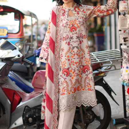 Charizma 3-PC Unstitched Lawn Collection CS6-01