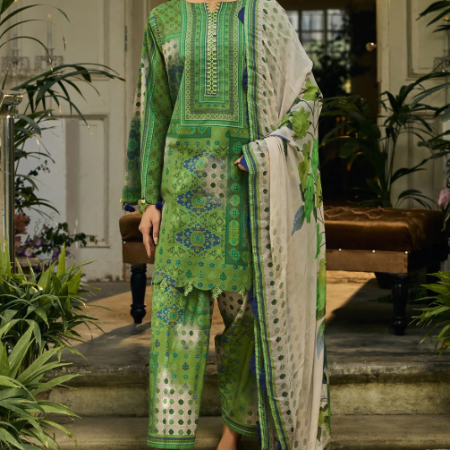 Charizma 3-PC Unstitched Printed Lawn C-Print Vol 2 CP6-17