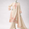J. white dobby embroidered unstitched 3pc