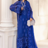 MariaB 3 Piece Unstitched Embroidered Chiffon Suit