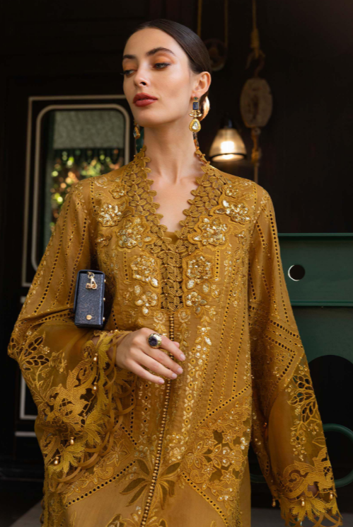 MariaB 3 Piece Unstitched Embroidered Lawn Suit