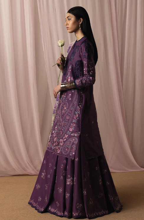 Zara Shahjahan Lawn Sumire-D2