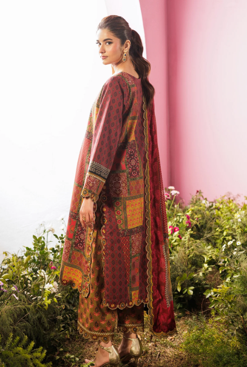 Charizma 3-PC Unstitched Embroidered Lawn Collection CC6-16
