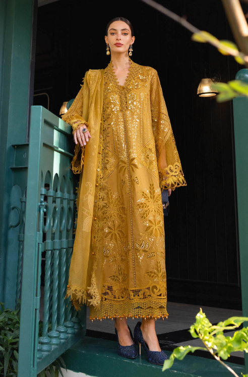 MariaB 3 Piece Unstitched Embroidered Lawn Suit