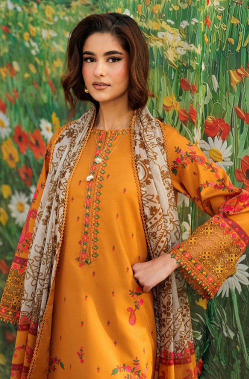 Charizma 3-PC Unstitched Embroidered Lawn Collection CC6-14