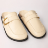 J. beige clogs