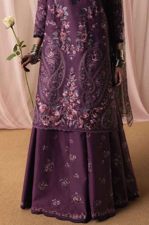 Zara Shahjahan Lawn Sumire-D2