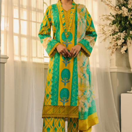 Charizma 3-PC Unstitched Printed Lawn C-Print Vol 2 CP6-15