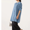 MariaB Long Buttoned Top