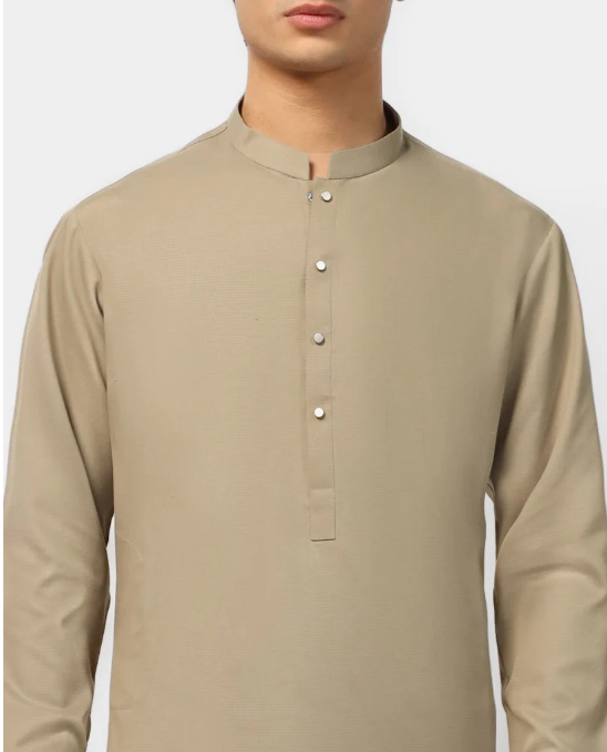 J. olive plain kameez shalwar