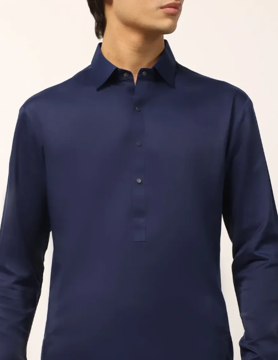 J. blue casual kameez shalwar