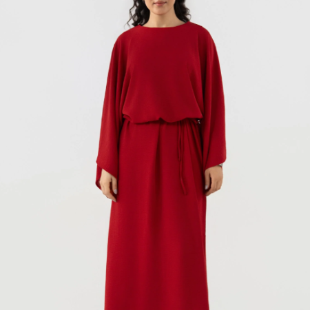 MariaB Batwing-Sleeve Dress