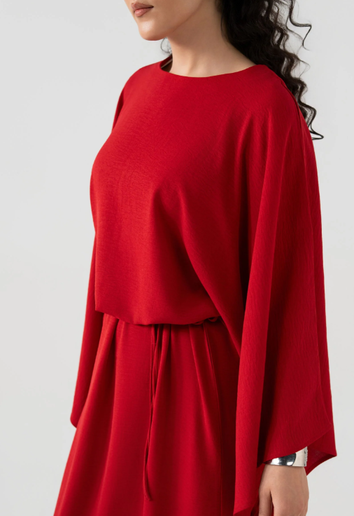 MariaB Batwing-Sleeve Dress