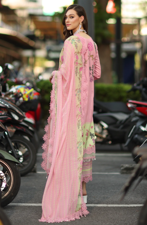 3-PC Unstitched Embroidered Lawn CH6-14