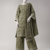 J. green lawn embroidered unstitched 3pc