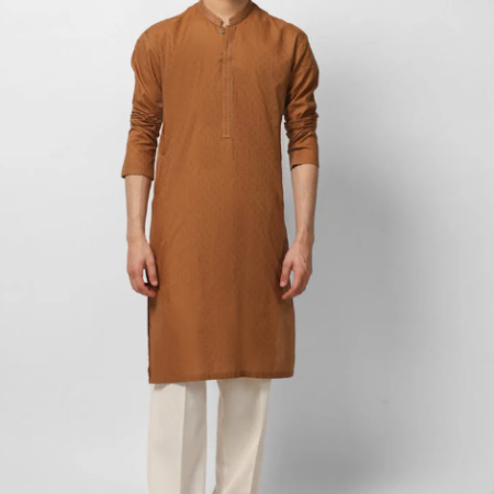 J. almond cotton casual kurta