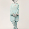 J. lilac lawn embroidered 2pc stitched