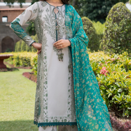 3-PC Unstitched Printed Lawn C-Print Vol 4 CP6-36