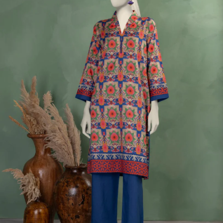 multicolor lawn printed unstitched 2pc