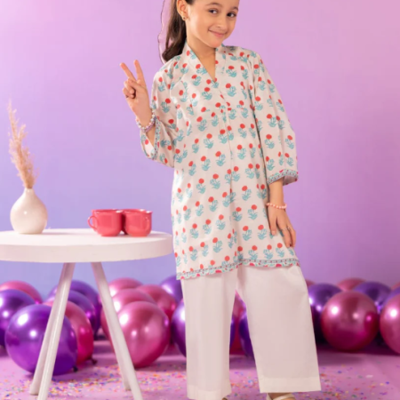 multicolor lawn printed kurta