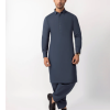 greyish blue unstitched fabric