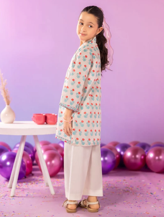 multicolor lawn printed kurta