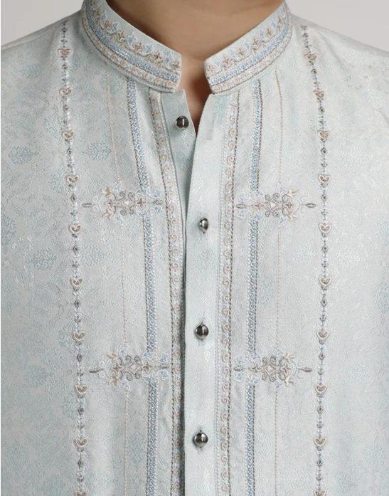 ice blue formal kurta