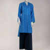 blue light khaddar printed unstitched 1pc