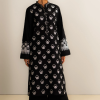 Zara Shahjahan Embroidered Pure Cotton Cambric Suit – Classic Black