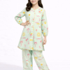 green lawn printed stitched 2pc
