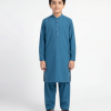 turquoise semi-formal kameez shalwar