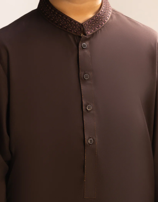 black blended kameez shalwar | jcks-a-39226
