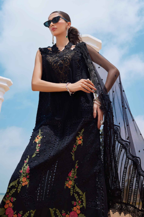 3 Piece Unstitched Embroidered Lawn Suit | EID LAWN-25-01